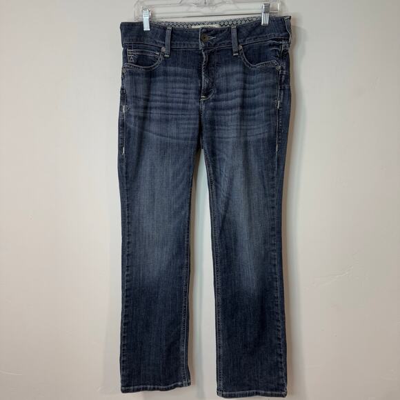 Ariat Women's Jeans R.E.A.L. Perfect Rise Madyson Straight Jean Blue 30 Short - Picture 1 of 9